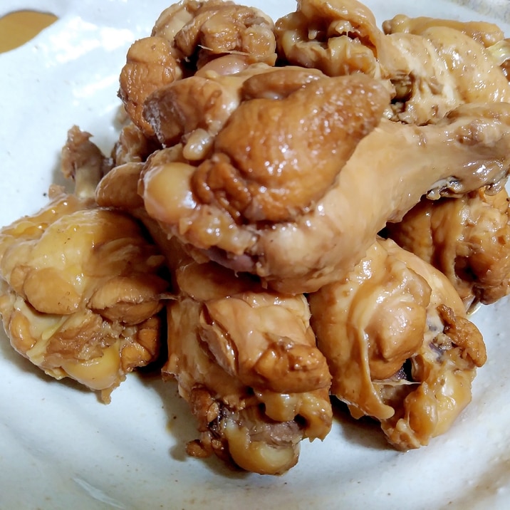ポン酢で煮るだけ!手羽元のさっぱり煮
